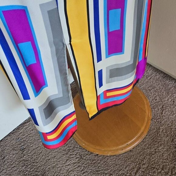 Rubber Ducky Productions, Inc. Vtg. Strapless Sundress,Geometric Prt.,L, EUC - Picture 6 of 7